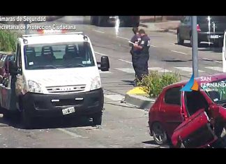 Los servicios de emergencias de San Fernando intervinieron tras un triple choque en Avenida Avellaneda