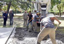 En Ricardo Rojas, Tigre inició la remodelación de la plaza Belo Horizonte