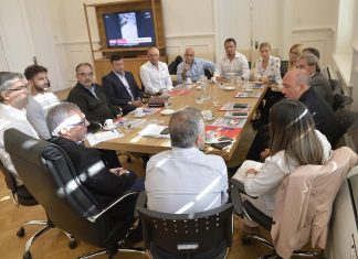 Julio Zamora se reunió con empresarios de Tigre