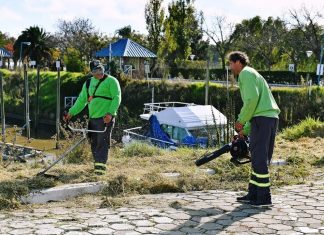 San Fernando comenzó las tareas de limpieza de Marina del Norte