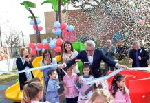 En General Pacheco, los alumnos del Jardín de Infantes N°916 ya disfrutan de los nuevos juegos