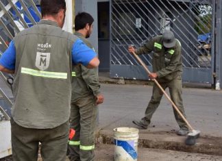 Morón continua con el bacheo en todos los barrios