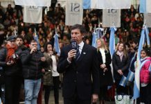 Más de 2 mil alumnos prometieron lealtad a la Bandera en San Isidro