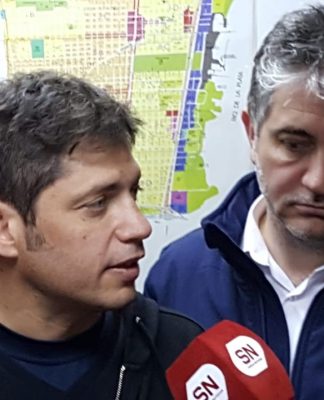 Lorenzo y Kicillof recorrieron juntos Vicente López