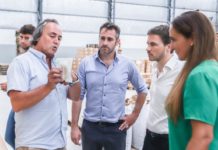 Achával junto al ministro Costa en Pilar: “Estamos trabajando junto a Provincia y Nación para reactivar nuestra producción”