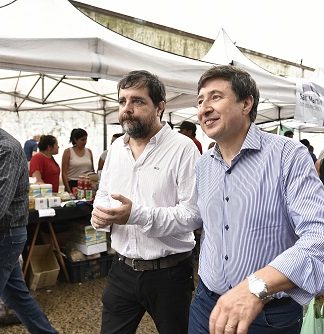 Moreira y Arroyo presentaron la Tarjeta AlimentAR en San Martín
