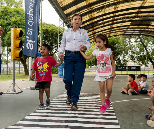 San Isidro: los chicos aprenden educación vial en las colonias de verano