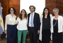 Cafiero y Gómez Alcorta encabezaron capacitación sobre la Ley Micaela en la Jefatura de Gabinete