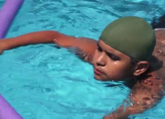 San Isidro: la colonia del campo de deportes N° 5 tuvo su fiesta en el agua