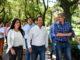 Ariel Sujarchuk, Máximo Kirchner y Luana Volnovich recorrieron Escobar