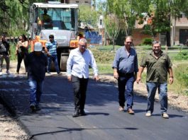 Nuevos trabajos de pavimento en Don Torcuato