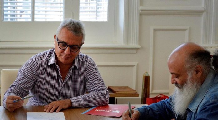 Tigre y el Ministerio de Desarrollo Social firmaron un convenio para realizar trabajos de pintura en escuelas de la ciudad