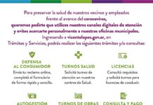 COVID 19 – La Municipalidad de Vicente López da recomendaciones para los vecinos