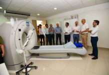Ariel Sujarchuk y Daniel Gollan participaron del acto de asunción de las nuevas autoridades del Hospital Erill