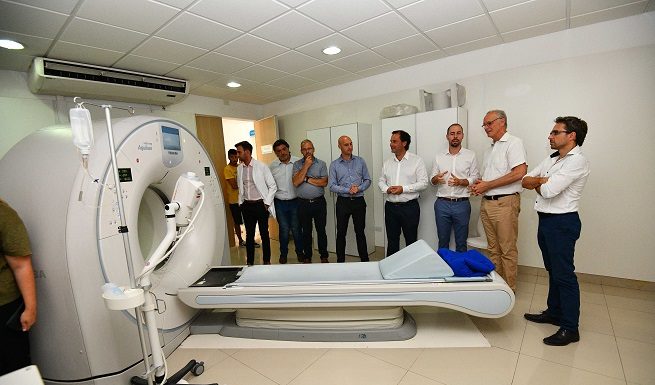 Ariel Sujarchuk y Daniel Gollan participaron del acto de asunción de las nuevas autoridades del Hospital Erill