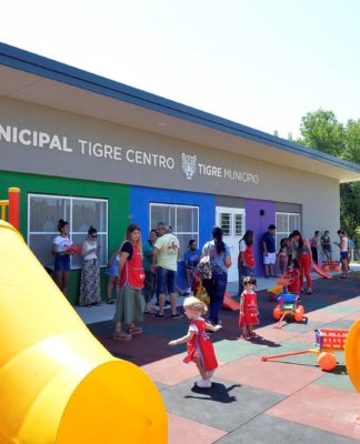 Inicio de clases en el jardín municipal de Tigre centro