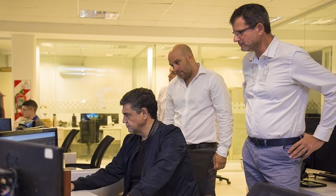 Jorge Macri visitó el centro de despacho unificado donde se atienden las urgencias por Coronavirus