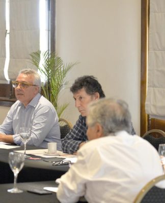 Zamora, Posse, Macri y Andreotti se reunieron para coordinar acciones contra el coronavirus