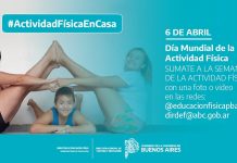 Educación bonaerense inició una campaña para la promoción de la actividad física en los hogares
