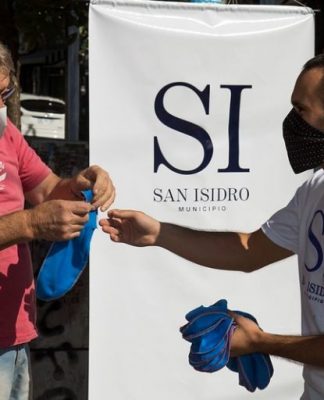 San Isidro: se entregan barbijos gratuitamente