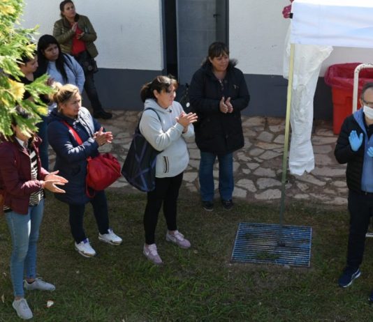 Tres de Febrero: Simulacro en el Hospital de Campaña del CEDEM 1