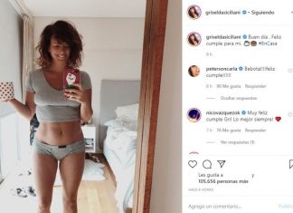 ¡Griselda Siciliani festejó su cumpleaños en ropa interior!