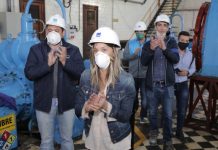 Tras la rotura del caño, AySA instaló nuevamente las bombas en Planta San Martín, siendo esto un hecho inédito