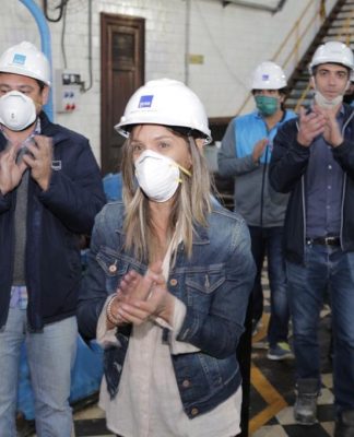 Tras la rotura del caño, AySA instaló nuevamente las bombas en Planta San Martín, siendo esto un hecho inédito