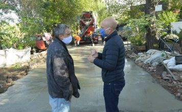 En San Fernando se reactivan obras que estaban detenidas por la cuarentena