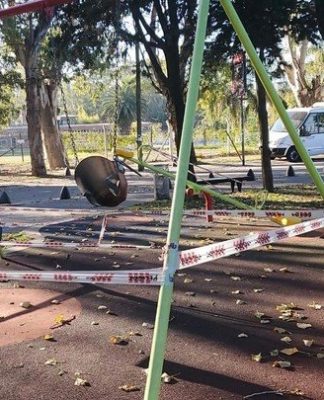 Vicente López: Se impide el ingreso al Paseo de la Costa