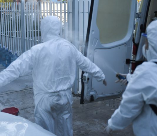 San Fernando: Continúan con la desinfección de ambulancias para la prevención contra el coronavirus