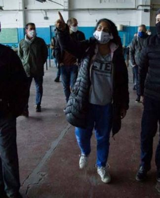 Vicente López: Daniel Arroyo recorrió escuelas del distrito.