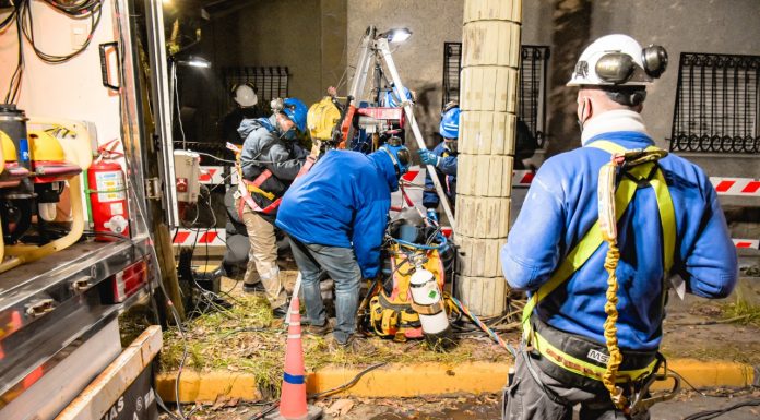 Malena Galmarini recorrió el operativo de Inspección de Ríos Subterráneo en la zona norte