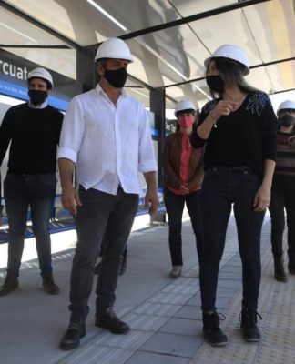 Malena Galmarini, en conjunto con concejales del Frente de Todos, recorrieron obras en Tigre