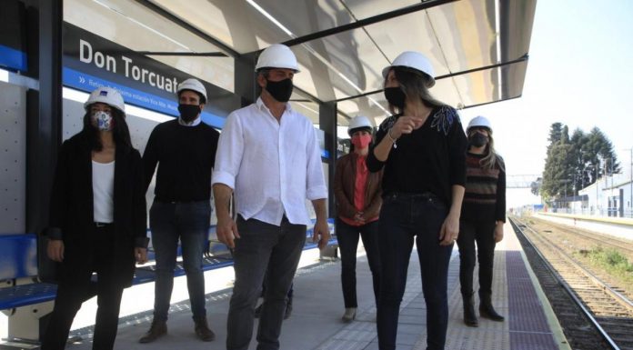 Malena Galmarini, en conjunto con concejales del Frente de Todos, recorrieron obras en Tigre