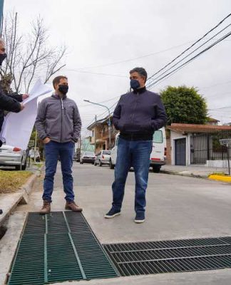 Vicente López: llevan a cabo obras en Florida Oeste para prevenir inundaciones