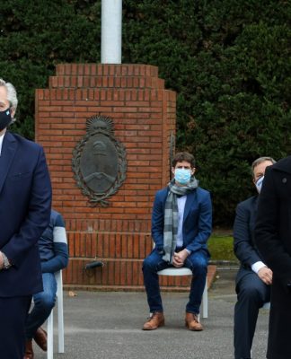Juan Andreotti participó en el anuncio del Programa de Fortalecimiento de la Seguridad para el GBA