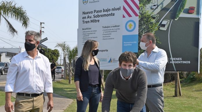 San Fernando: nuevo túnel en Avenida Sobremonte