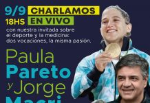 Vicente López: Jorge Macri se reunirá vía Zoom con la campeona Paula Pareto
