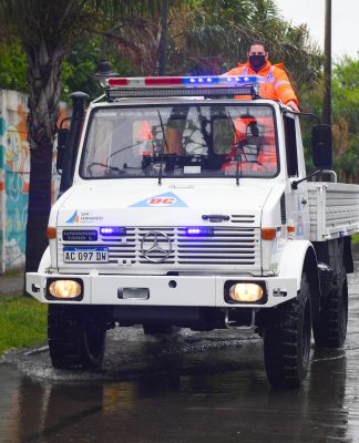 San Fernando: debido al alerta por tormentas, el COEM realizó tareas preventivas