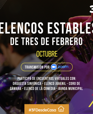 Tres de Febrero: en octubre sumate a los encuentros con los Elencos Estables