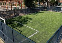 San Isidro: construyeron sector para jugar al fútbol en la plaza Belgrano de Villa Adelina