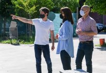 San Fernando: el intendente recorrió la renovación de la Plaza San Pablo en Virreyes