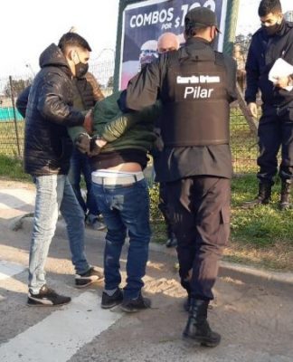 Pilar: persecución, tiroteo y tres detenidos