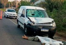 Pilar: un hombre murió embestido por una camioneta al intentar cruzar la ruta