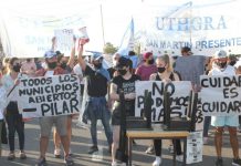 Pilar: marcha de los gastronómicos para que los dejen reabrir