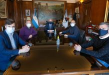 Intendentes del conurbano oeste se reunieron con Mario Meoni