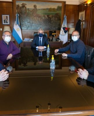 Intendentes del conurbano oeste se reunieron con Mario Meoni