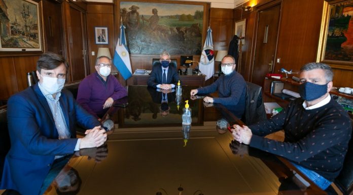 Intendentes del conurbano oeste se reunieron con Mario Meoni