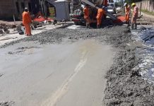 Merlo: avanza la repavimentación de calle San Lorenzo